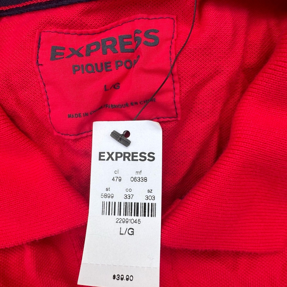 Men express polo shirt